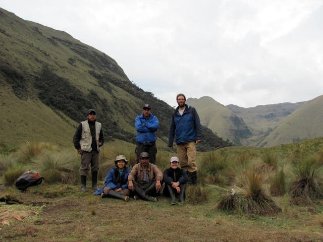 Dr. Ponette with team members in Argentina.